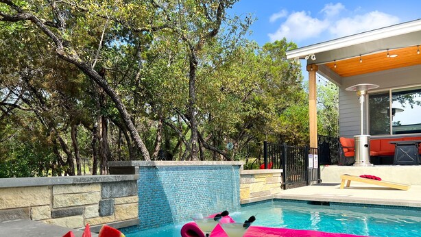 Una piscina climatizada