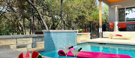 Beheizter Pool