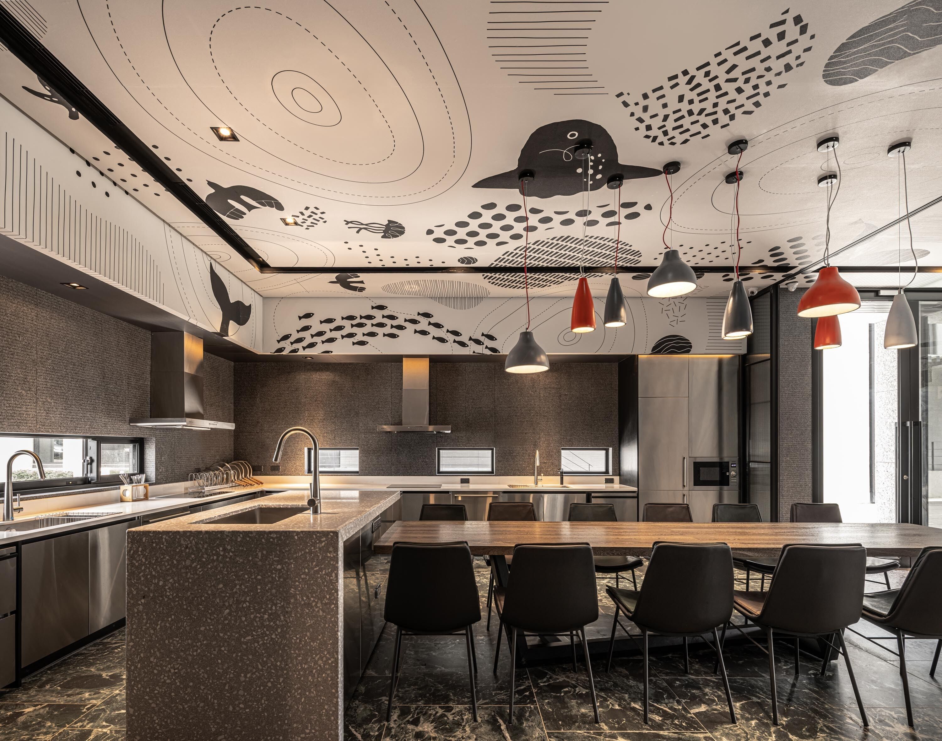 Shared fridge, microwave