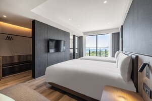 經典海景家庭房 | 遮光布/窗簾、隔音、免費無線上網、床單