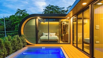 2 Bedrooms Modular Cabin with Private Pool | Private pool