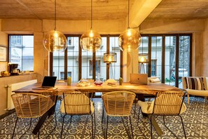 Sittområde i lobbyn