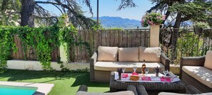 Property grounds - Panoramic view Quiet private pool (Rasteau)