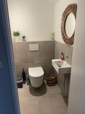 Douche, sèche-cheveux, papier toilette