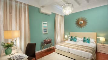 Camera Superior con letto matrimoniale o 2 letti singoli | Biancheria da letto di alta qualità, copriletto in piuma, minibar