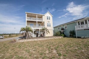 Exterior - Experience beach living in this spacious 5-bedroom home near Holden Beach! (Holden Beach)