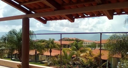 Lake Chapala and mountain views from rooftop terrace