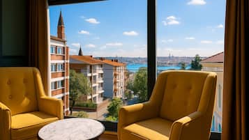 Deluxe Double Room, 1 Queen Bed, Jetted Tub, Sea View | View from room