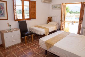2 bedrooms, iron/ironing board, travel crib, WiFi