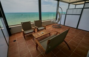 Panoramic-Studiosuite, Meerblick | Ausblick vom Zimmer