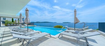 Villa Marvella - luxury waterfront villa with a heated pool and a sauna for 10 guests by MyWaycation