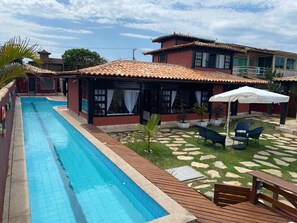 Indoor pool, outdoor pool