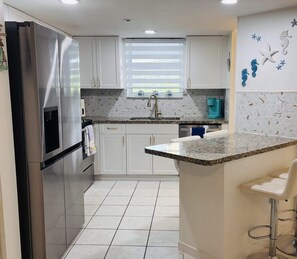 Fridge, microwave, stovetop, dishwasher - Le Frontenac in Sunny Isles unit 402 (STR-03003) (Sunny Isles Beach)