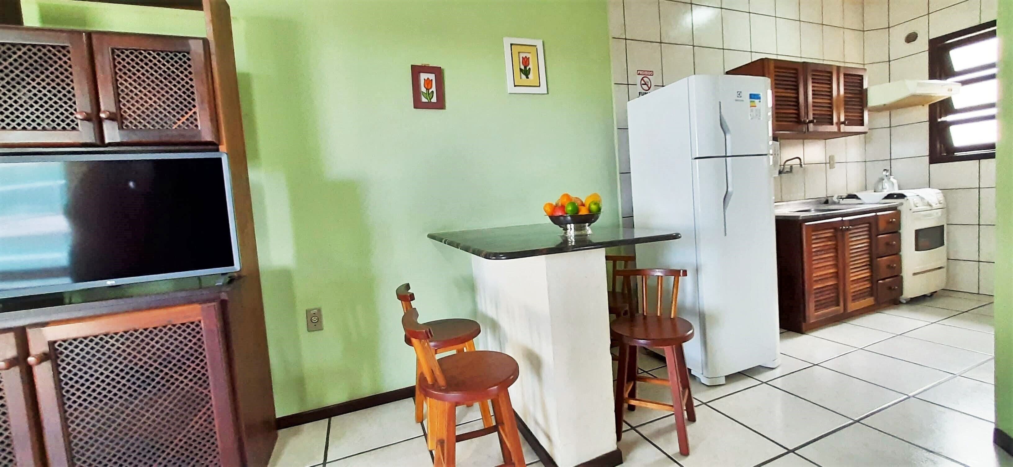 deluxe room | private kitchen | cleaning supplies