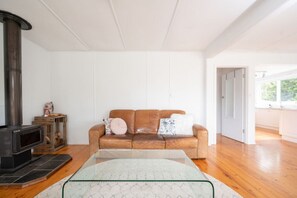 Smart TV, fireplace, Netflix, streaming services