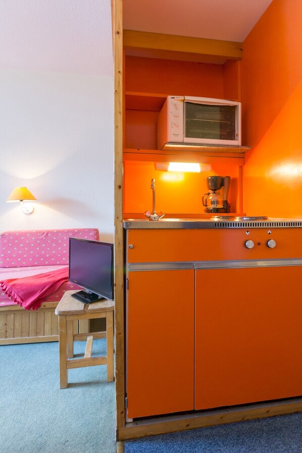 Interior - travelski home classic - Résidence Grand Arbois - Studio 4 personnes n°621 (Les Arcs)