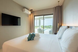 Superior Apartment, 3 Bedrooms, Private Pool | 2 bedrooms, laptop workspace, iron/ironing board, free WiFi - Blue Bay | The Reef (Sint Michiel)