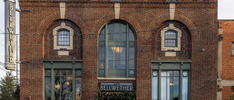 Façade de l’hébergement