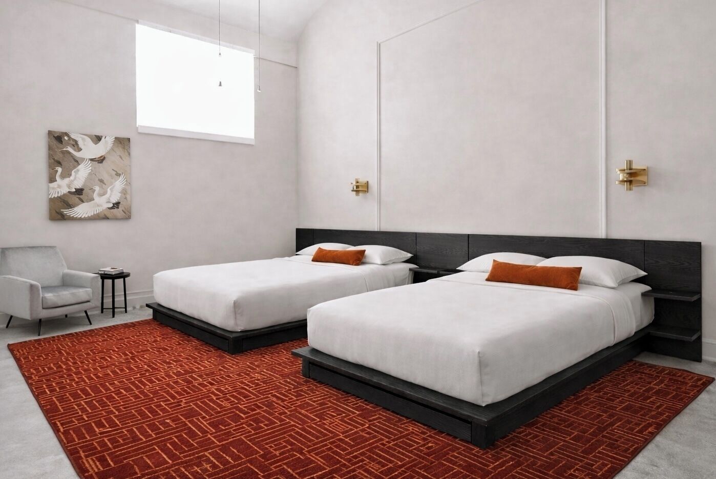 Premium bedding, free minibar items, individually decorated