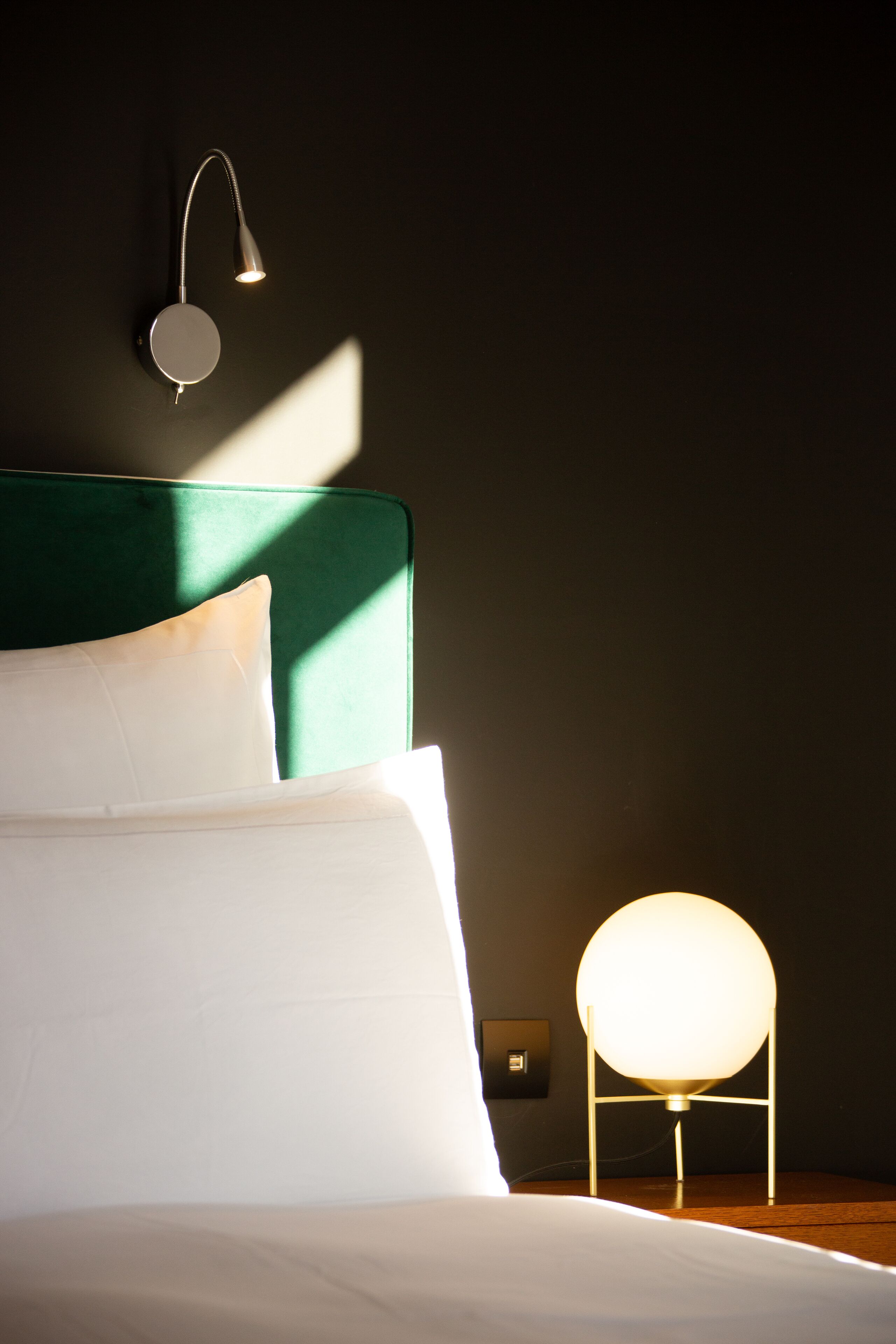 double room | premium bedding, down duvets, blackout curtains, soundproofing