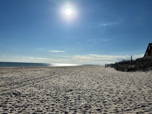 Sun-loungers, beach towels