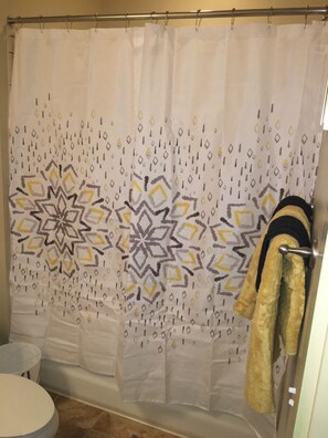 Combined shower/tub