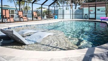 Una piscina climatizada