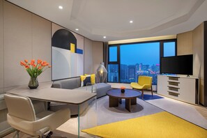 Minibar, in-room safe, blackout curtains, free WiFi - voco Xi'an Etdz by IHG (Xi'an)