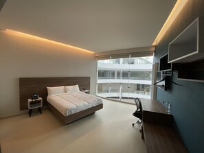 Habitación Business | Cortinas opacas, tabla de planchar con plancha, wifi gratis