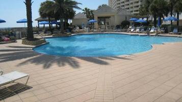 Indoor pool, a heated pool