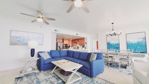 Smart TV, DVD player, table football, ping pong - Luxury 4 Bedroom Gulf Front K/K/Q/2 Bunks/Sofa Sleeper--Beach Club - Sleeps 12 (Gulf Shores)