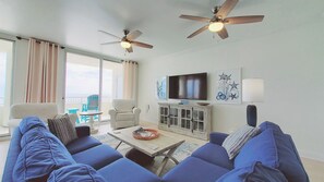 Smart TV, DVD player, table football, ping pong - Luxury 4 Bedroom Gulf Front K/K/Q/2 Bunks/Sofa Sleeper--Beach Club - Sleeps 12 (Gulf Shores)