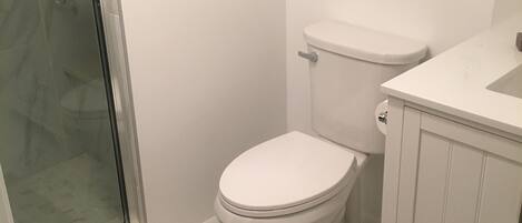 Combined shower/tub