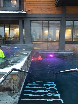 Indoor pool, outdoor pool