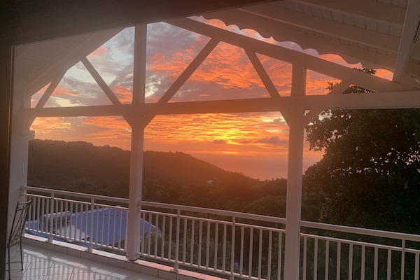 Vue du coucher du soleil