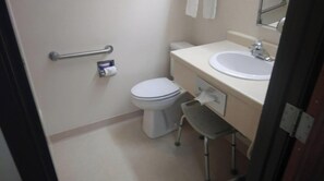Free toiletries, towels, toilet paper