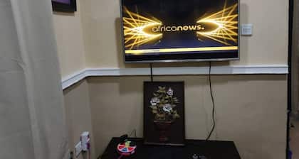 Entire apartment with 24 hours power in a gated community.
