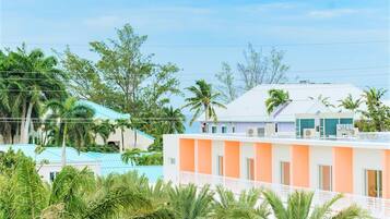 Vista a la playa o el mar