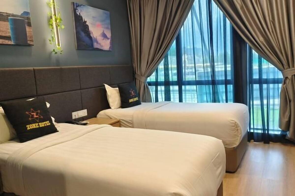 Premium bedding, free WiFi, bed sheets