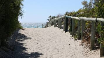 Beach nearby, beach towels