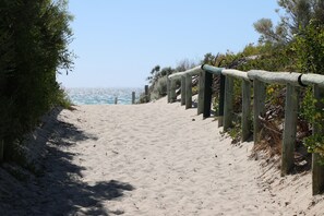 Beach nearby, beach towels
