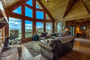Living room - Plane View by Escape to Blue Ridge (Morganton)