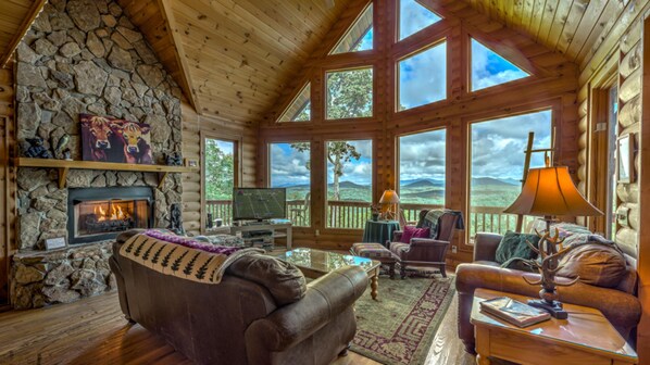 Living room - Plane View by Escape to Blue Ridge (Morganton)