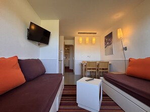 TV - 2-room flat with balcony and sunset view (Avoriaz)