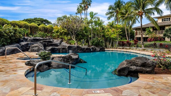 Pool - 🏖️Family & Couples' Fun | Golf, Mountain & Lake Views + Walk to Dining & Beach (Waikoloa)