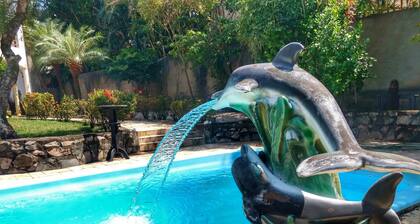 Double chalet with 2 bedrooms, living room, kitchen and bathroom