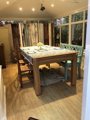 Dining - Victorian Stable House with attractive vaulted ceiling , Southdowns. (Liss)