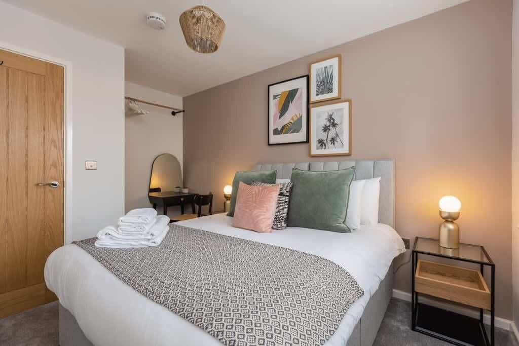 3 habitaciones y ropa de cama de alta calidad 