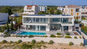 Exterior - Villa Esperia - stunning waterfront villa with a heated pool and sauna in Rogoznica by MyWaycation (Rogoznica)