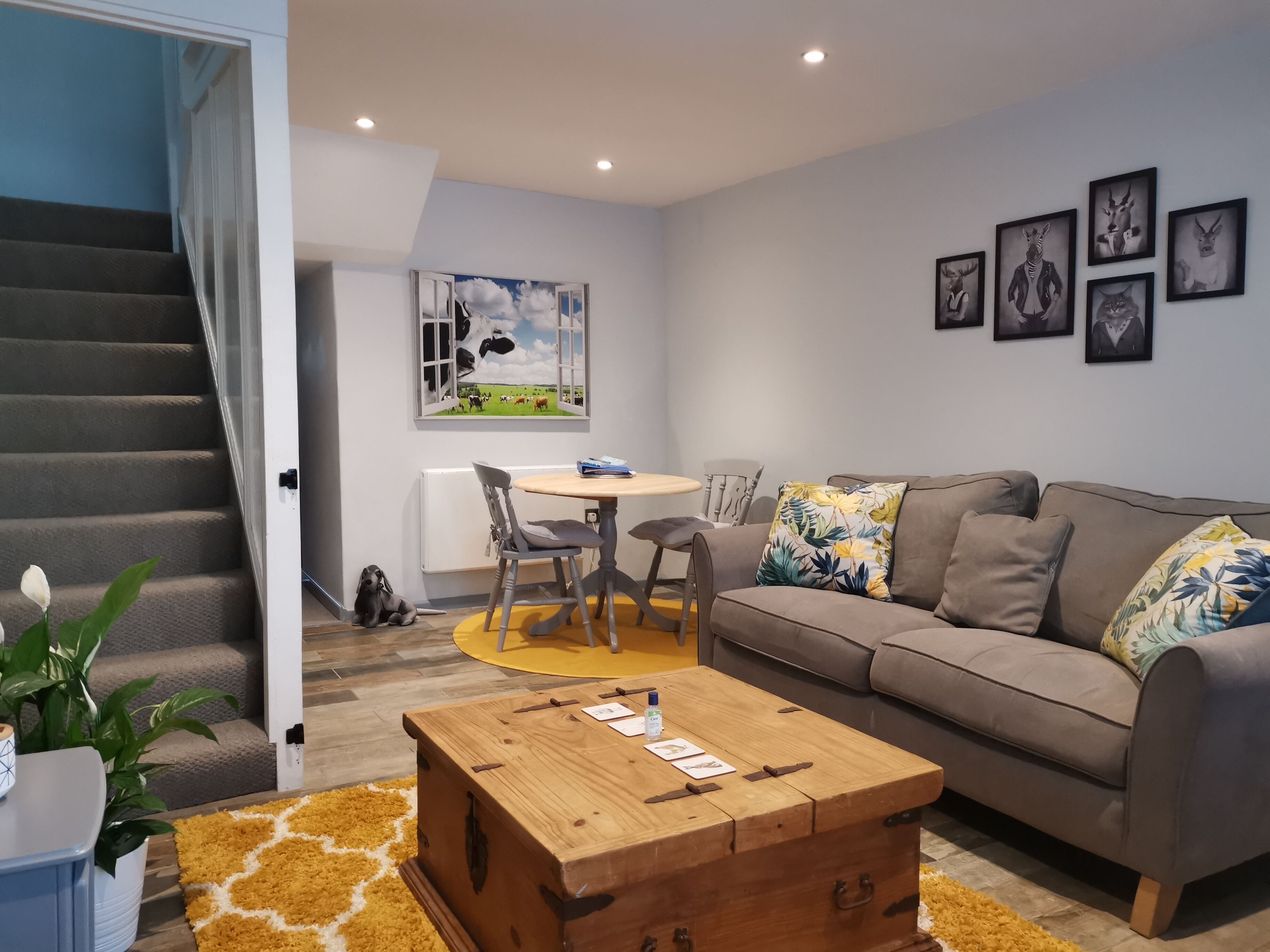 TV connectée, cheminée